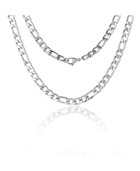 Lucky Brand Men s Figaro Chain Necklace, Silver Tone 22'' Links