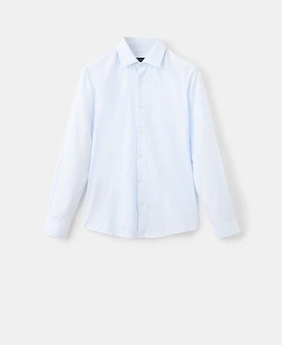 Mango Men's Cotton Striped Slim-Fit Shirt