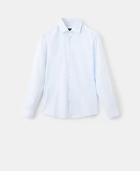 Mango Men's Cotton Striped Slim-Fit Shirt