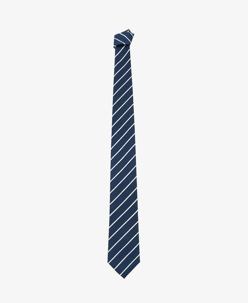 Mango Men's Striped Silk Cotton Tie