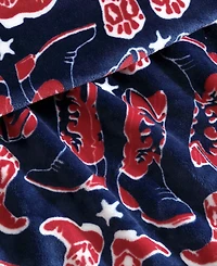 Wrangler Americana Printed Ultra Soft Plush Fleece Throw, 50" x 70"