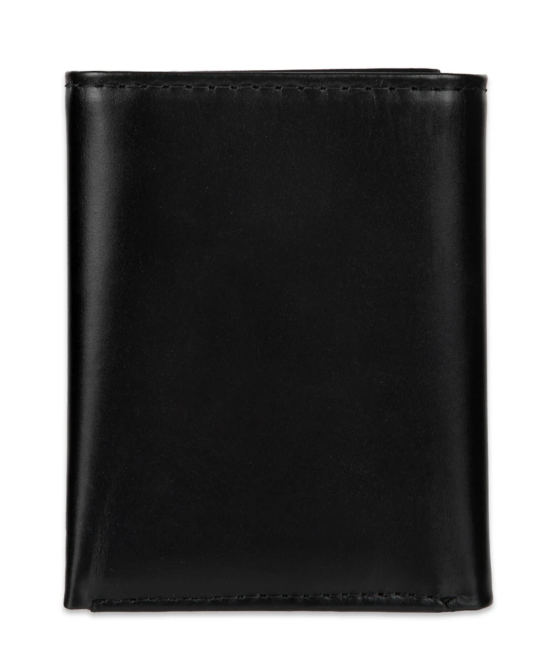 Guess Men's Extra Capacity Trifold Leather Wallet