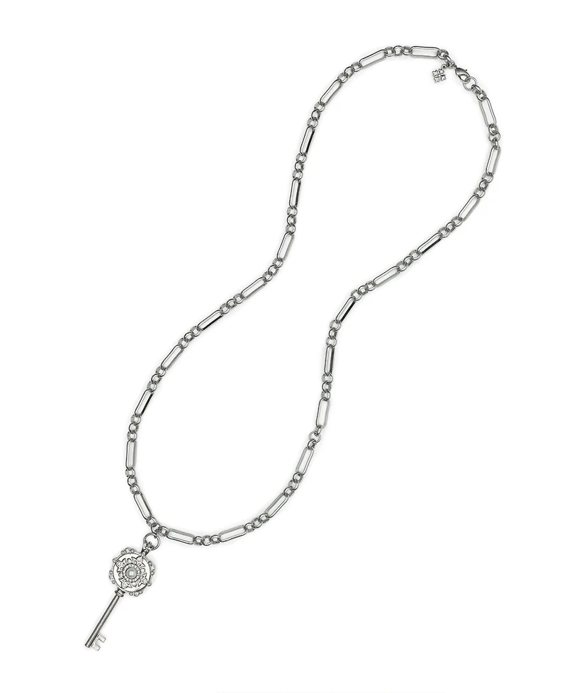 Patricia Nash Byzantine Collection Long Key Pendant Necklace