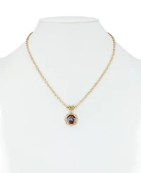 Patricia Nash Modular European Floral Tapestry Pendant Necklace