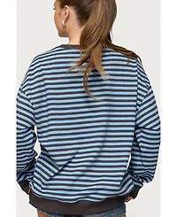 Edikted Women's Onda Striped Sweatshirt