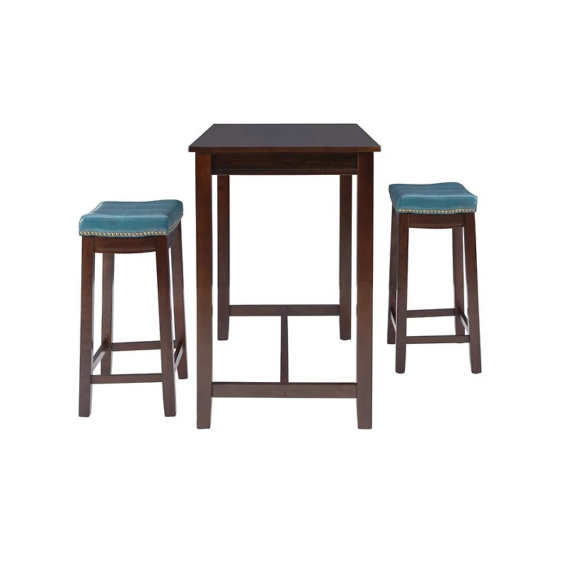 Linon Claridge 3Pc Counter Set