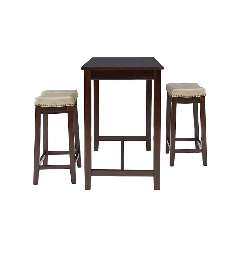 Linon Claridge 3Pc Counter Set