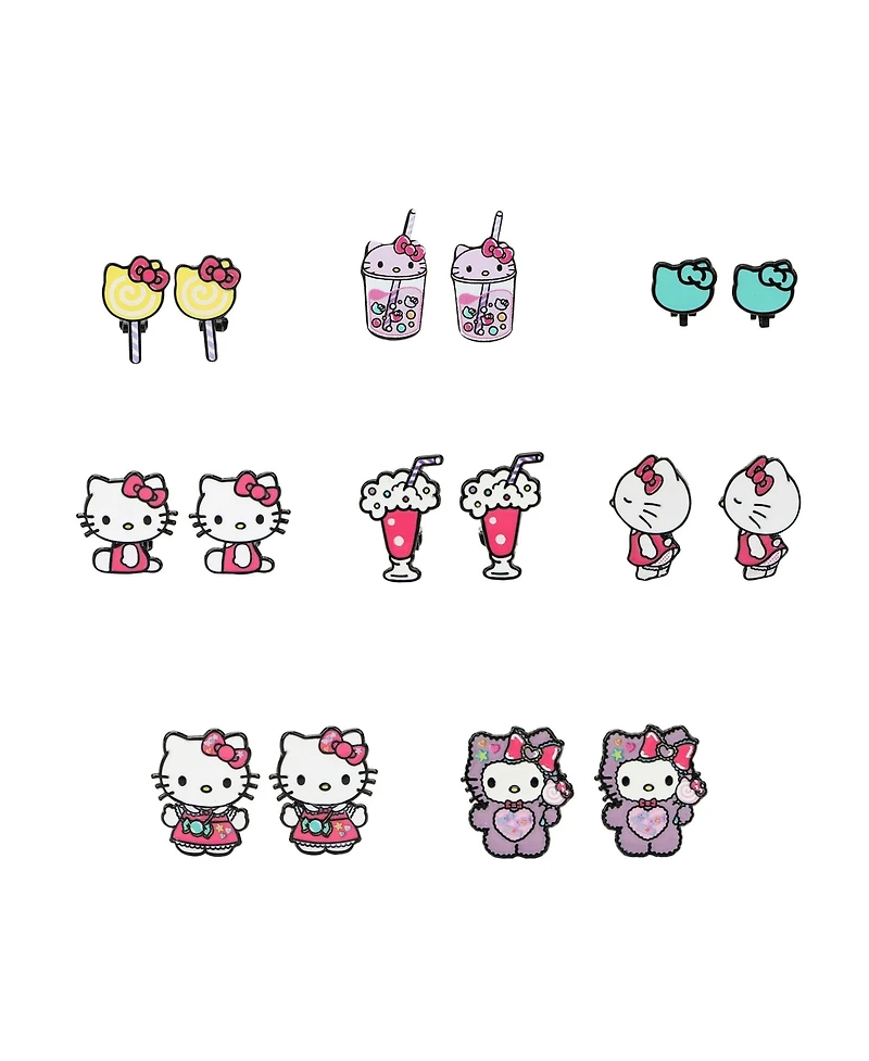 Hello Kitty 8-Pair Earrings Set