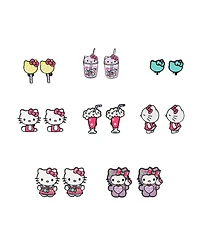 Hello Kitty 8-Pair Earrings Set