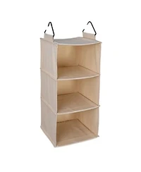 Household Essentials Cedarline 3 Shelf Hanging Closet Organizer Natural