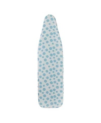 Household Essentials Deluxe Ironing Board Replacement Pad and Cover, Blue Floral Pattern