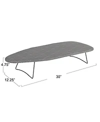 Household Essentials Handy Board Table Top Ironing Board,Gray Cover