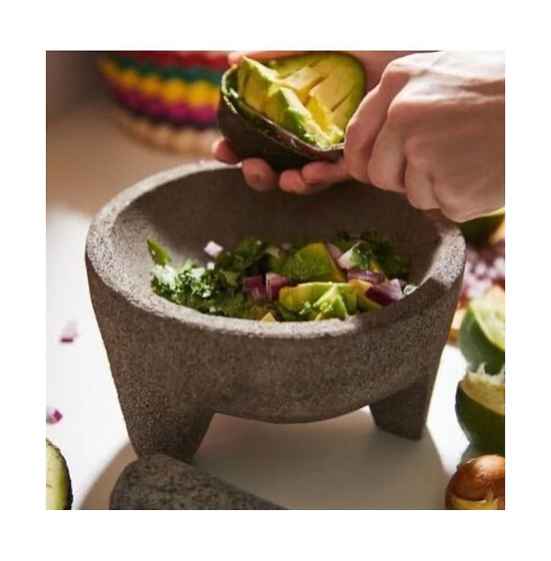 Verve Culture Molcajete in Tortila Basket