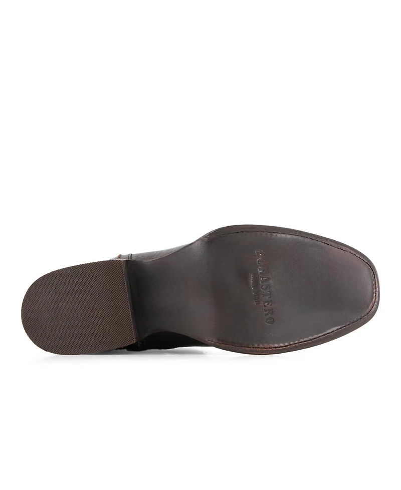 Forastero Men's Leather Cowboy Boots with Square Toe