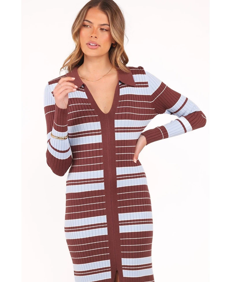 Petal and Pup Women's Eliana Long Sleeve Midi Dress