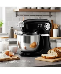 Cowsar Stand Mixer, 12 Speeds Tilt-Head Electric Commercial Stand Mixer, 3-In-1 Kitchen Mixer with Bowl, Dough Hook