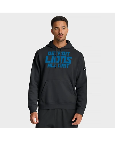 Nike Men's Black Detroit Lions Local Club Hoodie