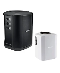 Bose S1 Pro+ Portable Wireless Pa System with Bluetooth, Black with Play-Through Cover