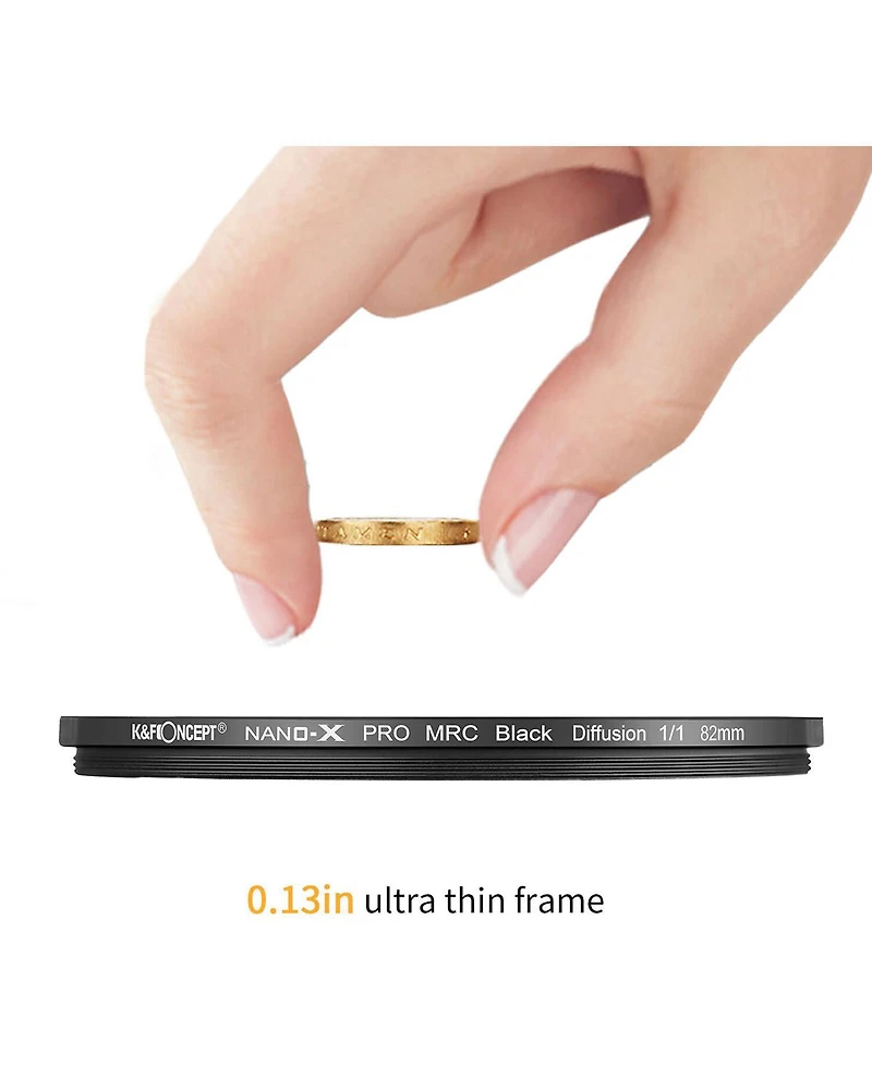 K&F Concept 72mm Nano-x Black Mist 1/2 Filter