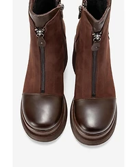 Prologue Shoes Women Ardenne Platform Zip Boot