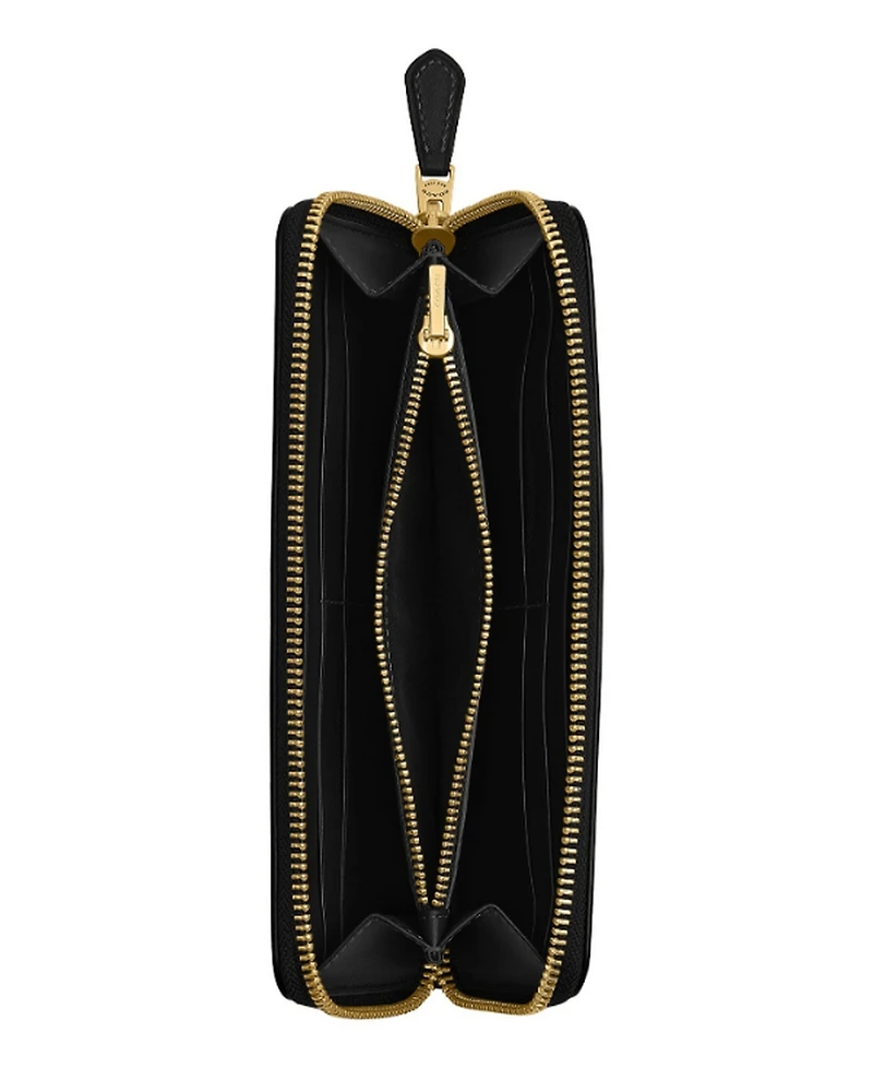 Coach New York Slim Accordion Leather Zip Wallet