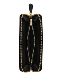 Coach New York Slim Accordion Leather Zip Wallet