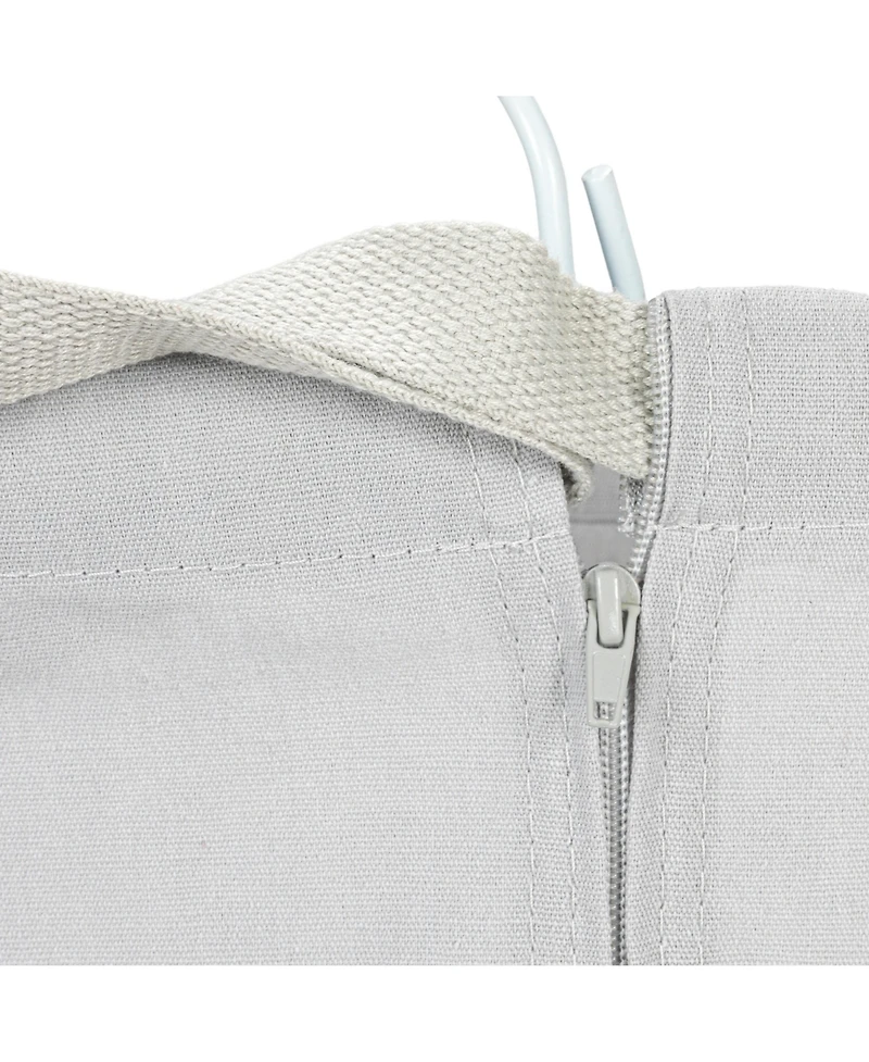 Household Essentials Door Hanging Laundry Bag, Grey