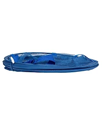 Household Essentials Pop-Up Mesh Laundry Hamper, Blue