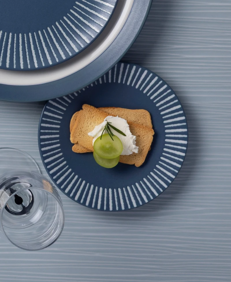 Noritake Colorwave Stripe Mini Plates, Set of 4