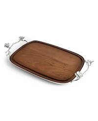 Michael Aram White Orchid Bread Board