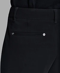 Karl Lagerfeld Paris Women's Mid Rise Straight Leg Pants