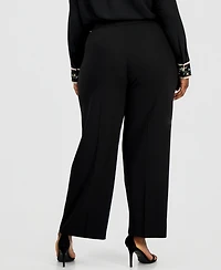 Anne Klein Essentials Plus High Rise Pull-On Pants