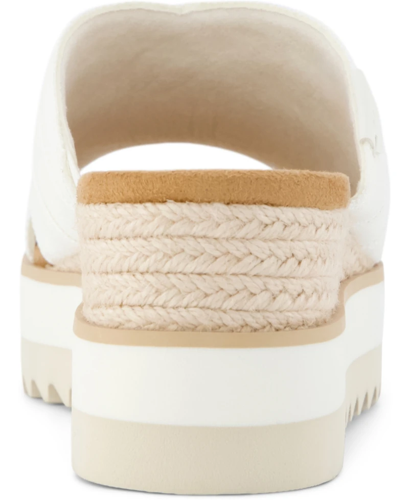 Toms Women's Diana Crossover Mule Wedge Sandal