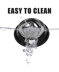 Wopet 2 Pcs Cat Bowls Non Slip Stainless Steel Small Cat Food Bowls Unbreakable Thicken Cat Feeder 7 Oz Cat Dishes Suitable for Indoor Small Pets