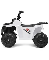 Kids Ride On Atv Quad 4 Wheeler Electric Toy Car 6V Battery Power Led Lights