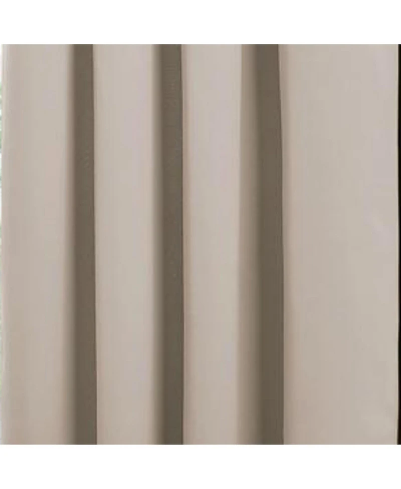 Olivia Gray Anchorage Blackout Grommet Single Curtan Panel - 54" x 90", Ivory