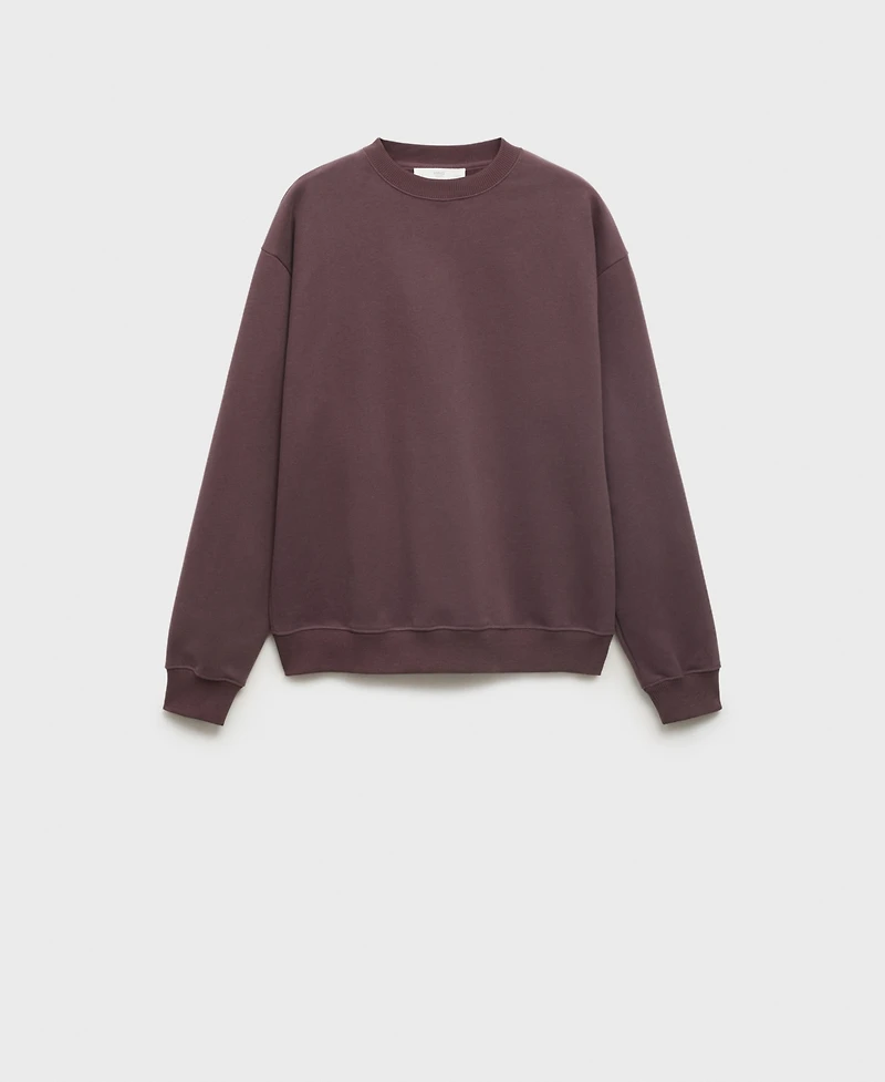Mango Women's Plain Cotton Sweatshirt