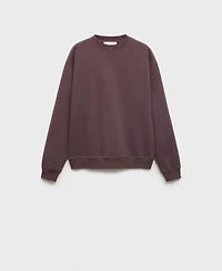Mango Women's Plain Cotton Sweatshirt