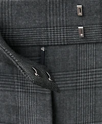 Mango Women's Pleated Check-Print Suit Trousers