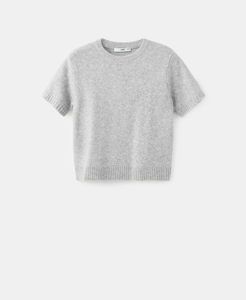 Mango Women's Short-Sleeved Knitted Sweater