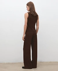 Mango Women's Corduroy Suit Waistcoat