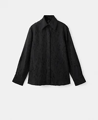 Mango Women's Textured Oversize Shirt