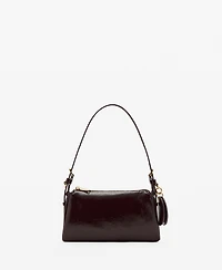 Mango Women's Shiny Shoulder Bag