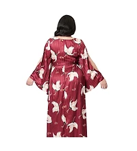 Unique Vintage Plus 1970s Flutter Sleeve Caftan