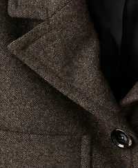 Mango Women's Speckled Wool Pockets Jacket