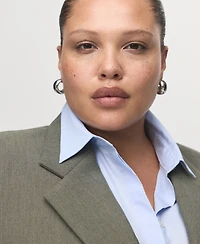 Mango Women's Flap Pockets Suit Blazer