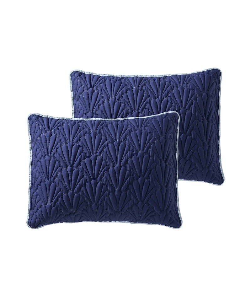 Seventh Studio Seashell Reversible 2-Piece Quilt Set, Twin