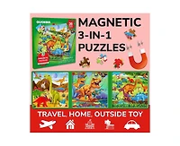 Quokka 3x36 Pcs Magnetic Puzzles for Kids