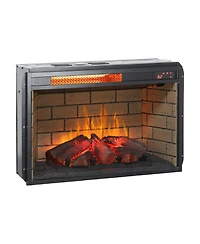 Flynama 26 inch infrared quartz heater fireplace insert