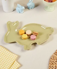 Haven 14" Stoneware Bunny Serving Tray